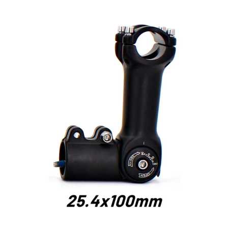 25.4 Adjustable MTB Stem 100mm Extender