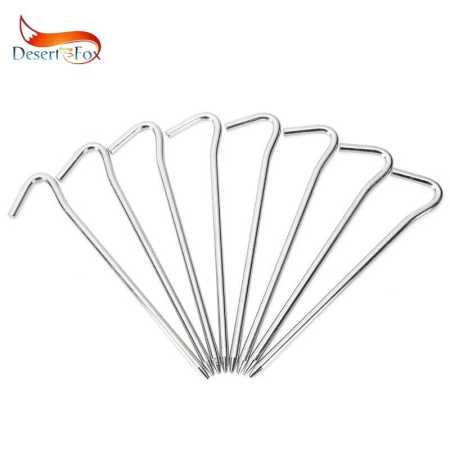 Aluminum Tent Pegs Tent Stakes 18cm 6 Pack