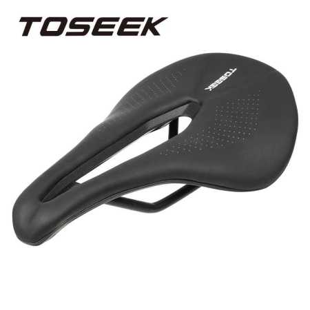 Black Bike Seat Saddle EVA Ultralight Breathable and Cushioned Comfortable