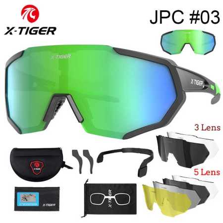 Cycling Glasses X Tiger with 3 to 5 Interchangeable Lens