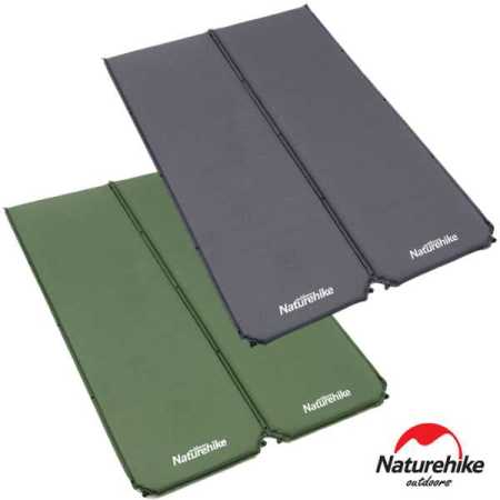 Double Self Inflating Air Mattresses Grey or Green