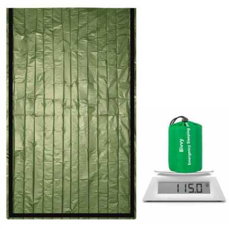Emergency Sleeping Bag Shelter Green Color
