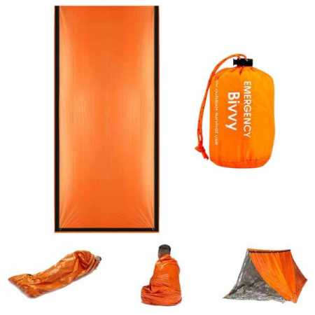 Emergency Sleeping Bag Shelter Orange Color