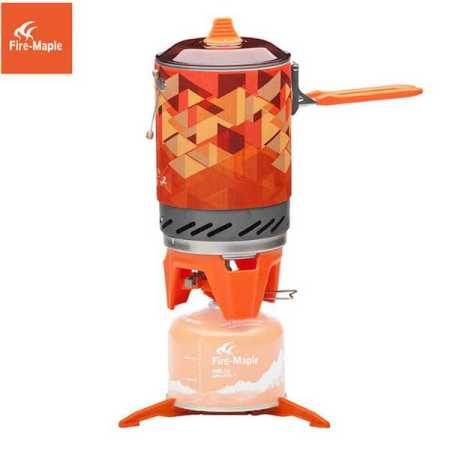 Fire Maple X2 Outdoor Gas Stove Burner Tourist Portable Cooking System With Heat Exchanger Pot