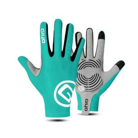Full Length Bike Gloves Blue Color