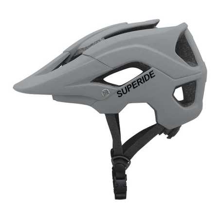 Grey MTB and Road Bike Bicycle Helmet