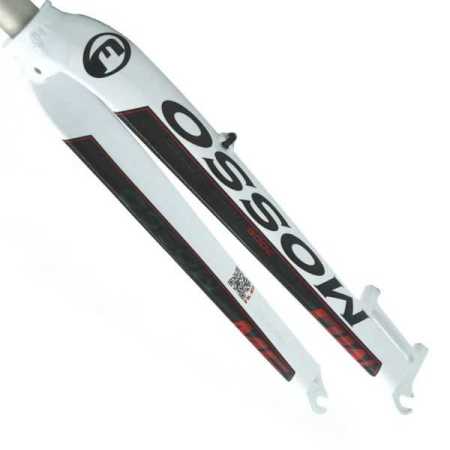 M6 26 to 29 Inch MTB Fork Aluminum Alloy White and Red Color