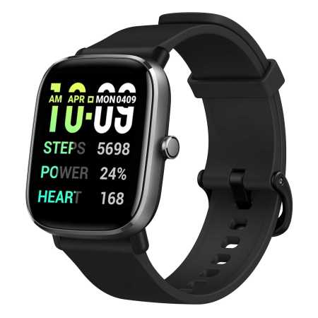 Meteor Black GTS 2 mini Smartwatch 68+Sports Modes Sleep Monitoring Android + iOS