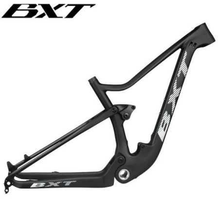 Mountaian XC 29er T1000 Carbon Fiber Full Suspension MTB Frame Matte Black