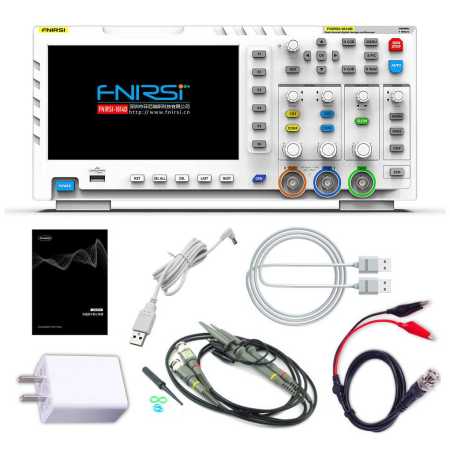Oscilloscope FNIRSI 1014D Dual Channel Input Signal Generator 1GSaS 100MHz Bandwidth Sampling Rate 