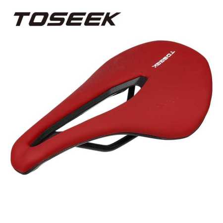 Red Bike Seat Saddle EVA Ultralight Breathable and Cushioned Comfortable