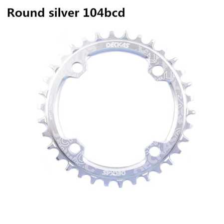 Silver Bike Chainrings Round 30 32 34 36 38 Teeth