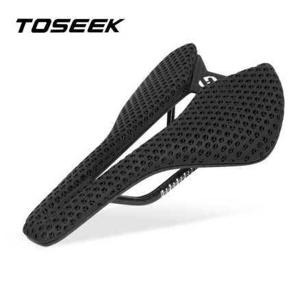 TOSEEK Carbon Saddle 3D Ultralight Hollow Comfortable and Breathable MTB  Road Bike Seat