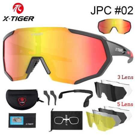 X Tiger Sunglasses For Cycling with 3 to 5 Lens