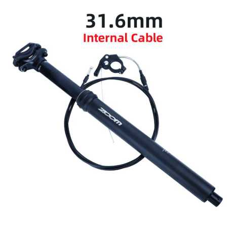 Zoom 31.6 mm Dropper Post Internal Cable 100mm Drop